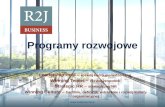 R2J oferta programów rozwojowych