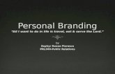 PRL 300: Personal Branding Project by Z