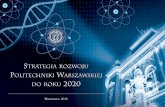 Strategia Rozwoju Politechniki Warszawskiej do roku 2020