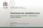 Seminarium dydaktyczne - Nowy regulamin studiów + zakonczenia ...