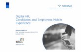 Digital HR, Candidates and Employees Experience - Digital University 20-01-2017