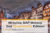 Wroclaw SAP Meetup - 2017/01