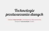 Technologie przetwarzania danych by ZAiIO