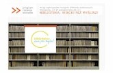 Biblioteka jako wyspa szans. Jak budować wokół biblioteki partnerstwo na rzecz rozwoju lokalnego? – Wojciech Kłosowski