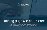 8 zastosowań landing page w e-commerce
