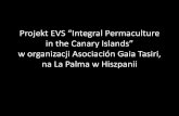EVS Integral Permaculture in the Canary Islands