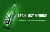 Lech Lost&Found - service design idea for Lech Premium