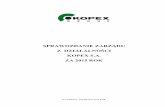 sprawozdanie zarządu z działalności kopex sa za 2015 rok