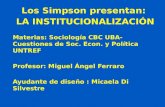 Institucionalización por  Miguel Angel Ferraro