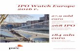 PwC "IPO Watch Europe 2016"