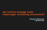 Jak content strategy może wspomagać marketing automation?