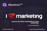 Raport - konferencja I ♥ Marketing, 1.03.2016
