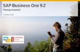 SAP Business One 9.2 - Prowadź z łatwością swój biznes