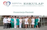 Prezentacja Szpitala Eskulap I.2015