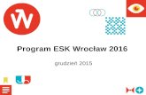 ESK Wrocław 2016 - wielokulturowość