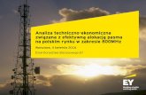 Analiza techniczno-ekonomiczna związana z efektywną alokacją pasma na polskim rynku w zakresie 800MHz