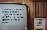 Artur Kurasiński - Jak zmienia się PR i marketing oparty o treści wideo? - IdeaBox