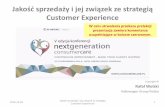 Jakość sprzedaży i jej związek ze strategią Customer Experience