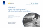 Digital HR, Nowe doświadczenie(a) dla kandydatów i pracowników_08-02-2017