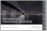 Rozwiązania Finansowe SAP / Hicron