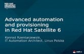 Advanced automation and provisioning in Red Hat Satellite 6 - Red Hat Architect Seminar - Cloud Infrastructure 2015-11-13
