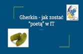 Gherkin - jak zostać poetą w IT
