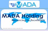 MADA Holding - Company Profile 2016