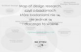 Map of design research, czyli o badaniach które badaniami nie są, ale jednak są i dlaczego to ważne