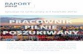 Praca.pl sytuacja na rynku pracy w II kw.2016 raport