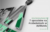 7 sposobów na #cebuladeals w AdWords