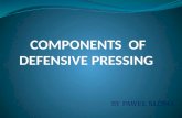 Components  of defensive pressing