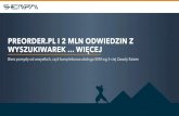 2 milony odwiedzin z wyszukiwarek ... więcej - case study Preorder.pl