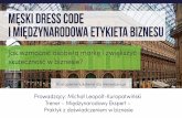 Męski Dress Code