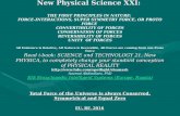 SCIENCE and TECHNOLOGY XXI: New Physical Science XXI
