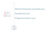 Abcdata wyniki finansowe 3 kwartał 2013