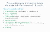Egzamin ustny z j. polskiego   przykładowe pytania