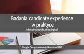 Badania candidate experience w praktyce