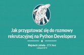 Jak przygotować się do rozmowy rekrutacyjnej na Python Developera