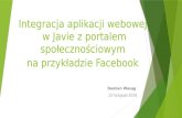 Integracja aplikacji webowej z portalem społecznościowym