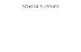 Przybory szkolne / Słownictwo zwiazane ze szkołą/ School supplies