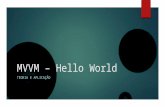 MVVM – Hello World