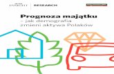 Raport "Prognoza majątku – jak demografia zmieni aktywa Polaków”