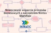 Webinar "Nowoczesne wsparcie procesów biznesowych z narzędziem Nintex Workflow"