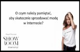 IV Kongres eHandlu, Paweł Florczak (Showroom); "O czym należy pamiętać, aby skutecznie sprzedawać modę w Internecie?"