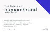 The future of human: brand interface