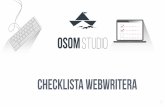 Niezbędnik dla piszących w sieci, czyli Checklista Webwritera