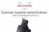 MAX-DYWANIK ktalog gumowe dywaniki samochodowe 2017