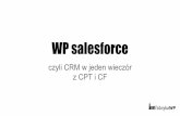 Wp salesforce czyli CRM w jeden wieczór z CPT i CF