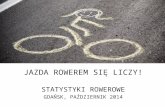Gdańsk - Statystyki rowerowe - październik 2014
