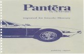 Ford publicity report Pantera
